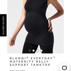 Blanqi medium support maternity top!